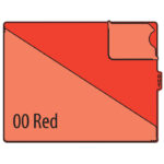 Image of Out Guides, Vinyl, Letter Size, Middle Tab (Model #1100)