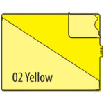 Image of Out Guides, Vinyl, Letter Size, Middle Tab (Model #1100)