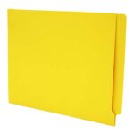 Image of Coloured File Folders, Letter Size, 11 pt., Double Ply Side Tab (Model #1106)