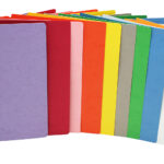 Image of Coloured File Folders, Letter Size, 14 pt., Double Ply Side Tab (Model #1406)
