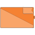 Image of Out Guides, Vinyl, Legal Size, Middle Tab (Model #1120)