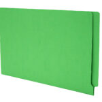 Image of Coloured File Folders, Legal Size, 11 pt., Double Ply Side Tab (Model #1126)
