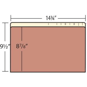 Image of Expansion Pockets, Legal Size, Top Tab, 1 3/4″ Expansion (Model #1132-00)