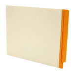 Image of Manila File Folders, Colour Stripe, Letter Size, 11 pt., Double Ply Side Tab (Model #1162)