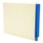 Image of Manila File Folders, Colour Stripe, Letter Size, 11 pt., Double Ply Side Tab (Model #1162)