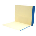 Image of Manila File Folders, Colour Stripe, Letter Size, 11 pt., Double Ply Side Tab (Model #1162)