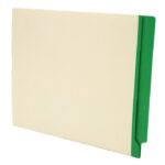 Image of Manila File Folders, Colour Stripe, Letter Size, 11 pt., Double Ply Side Tab (Model #1162)