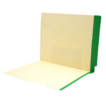 Image of Manila File Folders, Colour Stripe, Letter Size, 11 pt., Double Ply Side Tab (Model #1162)