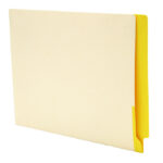 Image of Manila File Folders, Colour Stripe, Letter Size, 11 pt., Double Ply Side Tab (Model #1162)