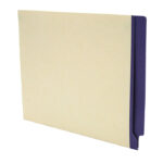 Image of Manila File Folders, Colour Stripe, Letter Size, 11 pt., Double Ply Side Tab (Model #1162)