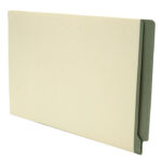 Image of Manila File Folders, Colour Stripe, Legal Size, 11 pt., Double Ply Side Tab (Model #1163)