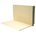 Image of Manila File Folders, Colour Stripe, Legal Size, 11 pt., Double Ply Side Tab (Model #1163)