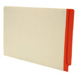 Image of Manila File Folders, Colour Stripe, Legal Size, 11 pt., Double Ply Side Tab (Model #1163)
