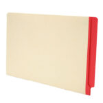 Image of Manila File Folders, Colour Stripe, Legal Size, 11 pt., Double Ply Side Tab (Model #1163)