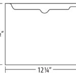 Image of Colour One-Piece Pockets, Letter Size, 11 pt., Flat Pocket (Model #1166)