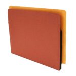 Image of 1 3/4" Expansion Pockets, Letter Size, 22 pt., Red Rope with Colour Backs (Model #1187)