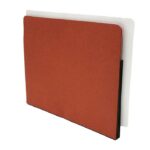 Image of 1 3/4" Expansion Pockets, Letter Size, 22 pt., Red Rope with Colour Backs (Model #1187)