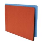 Image of 1 3/4" Expansion Pockets, Letter Size, 22 pt., Red Rope with Colour Backs (Model #1187)