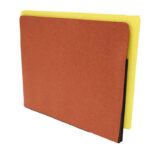 Image of 1 3/4" Expansion Pockets, Letter Size, 22 pt., Red Rope with Colour Backs (Model #1187)
