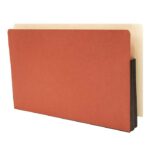 Image of 1 3/4" Expansion Pockets, Legal Size, 22 pt., Red Rope with Colour Backs (Model #1191)