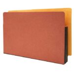 Image of 1 3/4" Expansion Pockets, Legal Size, 22 pt., Red Rope with Colour Backs (Model #1191)