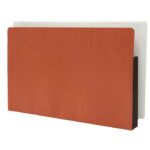 Image of 1 3/4" Expansion Pockets, Legal Size, 22 pt., Red Rope with Colour Backs (Model #1191)
