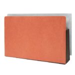Image of 3 1/2" Expansion Pockets, Legal Size, 22 pt., Red Rope with Colour Backs (Model #1193)