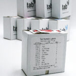 Image of TAB, Numeric Roll Labels, 1" Size (Model #1282 - previously Model #L-T-**158)
