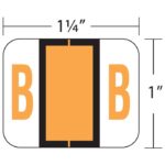 Image of TAB, Alphabetic Roll Labels, 1" Size (Model #1283 - previously Model #L-T-ALPHA)