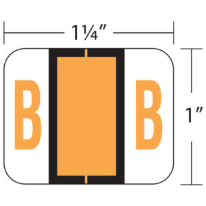 Image of TAB, Alphabetic Sheet Labels, 1″ Size (Model #1286)