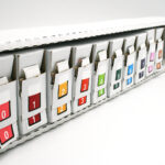 Image of Numeric Roll Labels, Top Tab, 1" High (Model #1306)