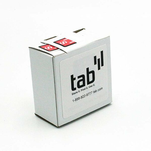 Image of Alphabetic Labels, Top Tab, Complete Set (A - Z) (Model #1307-50)
