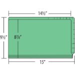 Image of Coloured File Folders, Legal Size, 14 pt., 2TAB, Single Ply Top Tab, Double Ply Side Tab (Model #1337)