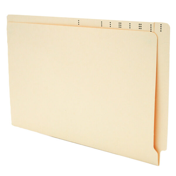 Image of Manila File Folders, Legal Size, 11 pt., 2TAB, Double Ply Top and Side Tabs (Model #1346-00)