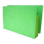 Image of Colour Expansion Pockets, Legal Size, 22 pt., Side Tab, 3 1/2" Expansion (Model #1381)