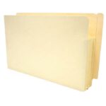 Image of Colour Expansion Pockets, Legal Size, 22 pt., Side Tab, 3 1/2" Expansion (Model #1381)
