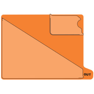 Image of Vinyl Out Guides, Letter Size, Lower Tab, (Model #4366)