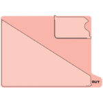 Image of Vinyl Out Guides, Letter Size, Lower Tab, (Model #4366)