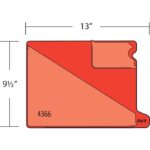 Image of Vinyl Out Guides, Letter Size, Lower Tab, (Model #4366)