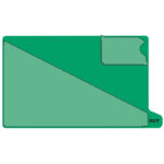 Image of Vinyl Out Guides, Legal Size, Lower Tab (Model #4367)