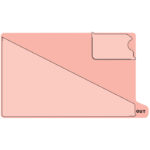 Image of Vinyl Out Guides, Legal Size, Lower Tab (Model #4367)
