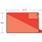 Image of Vinyl Out Guides, Legal Size, Lower Tab (Model #4367)