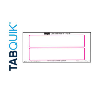 Image of TABQUIK, Printer Labels, Inkjet, #10 Envelope Size Sheet, 2 Labels/Sheet, 200 Labels/Box  (Model #C6410-00)