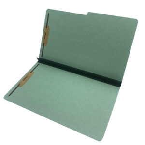 Image of Canadian Green 2″ Expansion Folder with Fasteners, 1/2 Cut Top Tab, Legal Size, 25 pt. (Model #E602P-2INGR13)