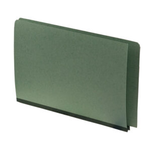 Image of Type II Green/Gray Pressboard Classification Folders with Fasteners & 1 Divider, 2" Exp, Legal Size, 25 pt., 2TAB (Model #F10222T13)