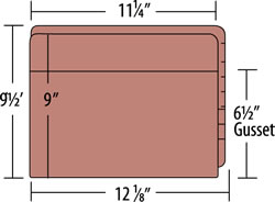 Image of Datafile, 1 3/4" Expansion Pockets, Red Rope, Long Letter Size, 28 pt. Front, 42 pt. Back (Model #F1852)