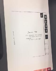Image of Includes (CN102213) 25pt, White pressboard File Folders with 1 Divider and Fasteners and Custom Colour Coding of 5 Hand Applied and 1 Customer Supplied Labels Numbered from NNN/YY to NNN/YY (Model #FSP0046-CC)
