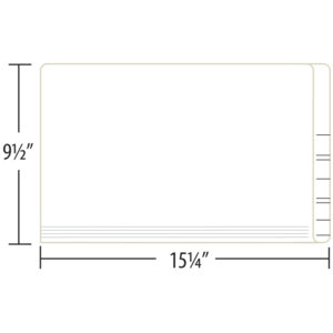 Image of tabZEROfile White File Folder, Legal Size, 11pt., Fastener in Position 1 (Model# CN1128B1)
