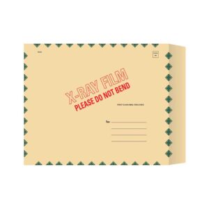 Image of AMES, Green Diamond Border Mailers, 11pt., with 1.50″ flap (Model# XM1113D)