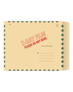 Image of 15 x 18 11pt. Green Diamond Border Mailers with 2 flap Model XM1518D